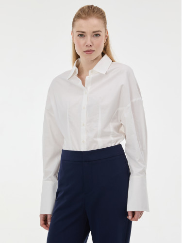 Бяла дамска риза ORSAY