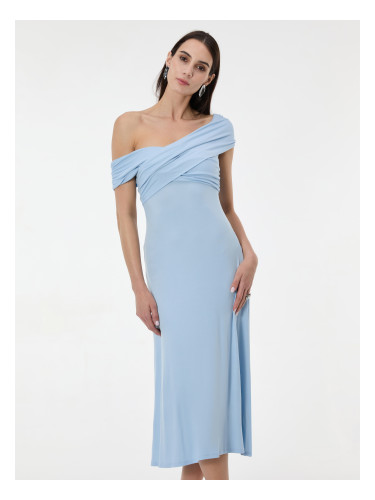 Светлосиня дамска макси рокля ORSAY