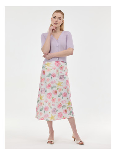 Розова шарена миди пола ORSAY