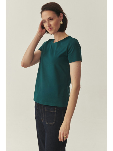 Зелена безшевна блуза Mikaja 4 Tatuum