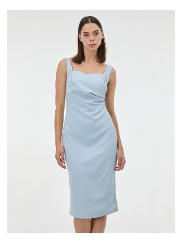Светлосиня дамска миди рокля ORSAY
