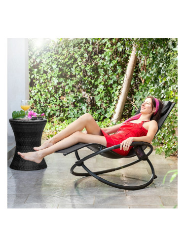 Сгъваем орбитален люлеещ се шезлонг Rockorb InnovaGoods