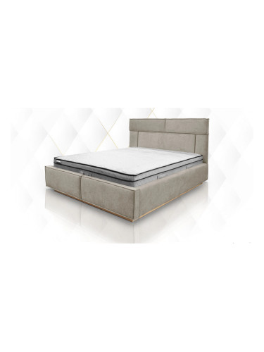 Тапицирана спалня модел Джорджия 160/200, Бежова