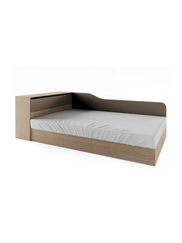 ﻿Легло приста Mod 2002 за матрак 120/190, Мока/Лате