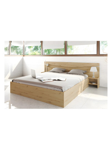 Спалня с нощни шкафчета Mod 2007, Дъб артисан