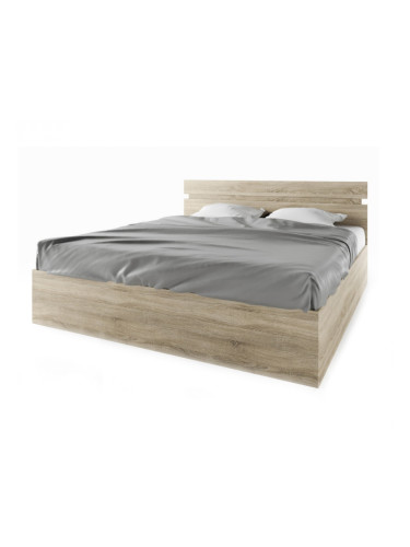 Спалня модел 2044 за матрак 180/200, Сонома тъмна