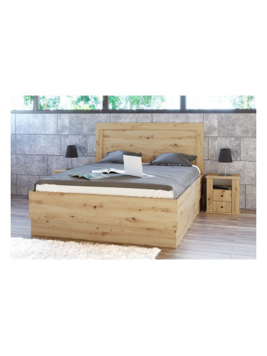 Спален комплект 7031 за матрак 160/200, Дъб артисан