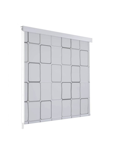 Sonata Ролетна щора за баня, 80x240 см, квадрати