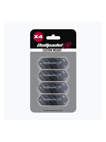 Комплект тежести Bullpadel Protector Custom Weight 4 x 3 g black