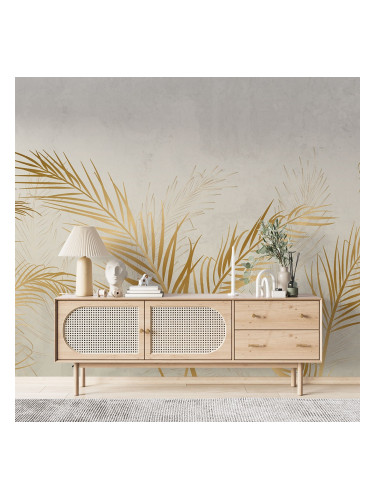 Фототапет - Палми от злато