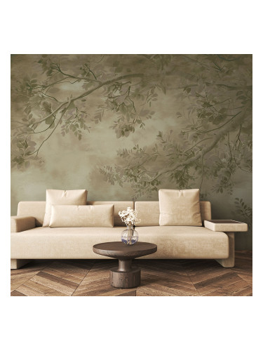 Фототапет Клони на дърво в земни тонове