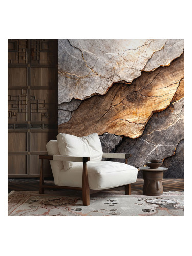 Фототапет дърво и камък