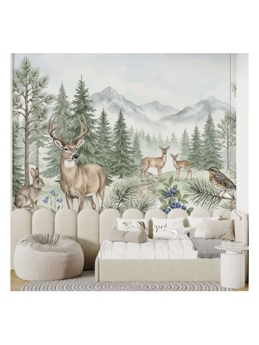 Детски фототапет горски животни