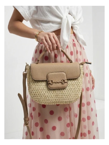 Малка сламена чанта Lurena