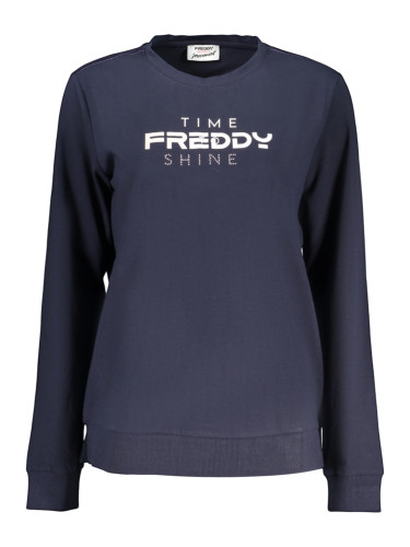 Синя тениска с дълъг ръкав