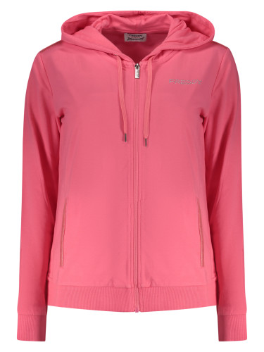 Розов суичър с цип Фреди