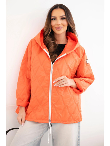 Дамско пролетно ватирано яке с качулка Kesi