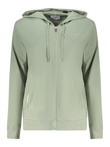 Дамски суитшърт с качулка и цип