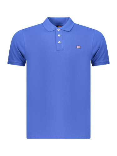 Мъжка поло риза синя