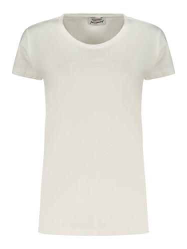 Бяла тениска с къс ръкав