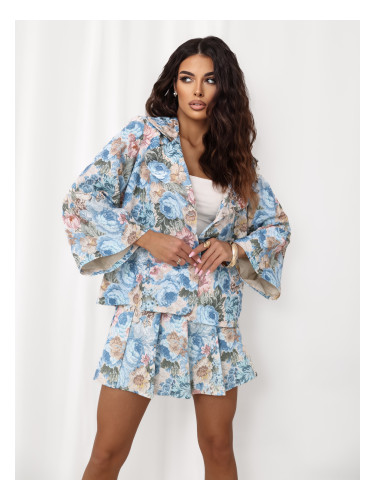 Светлосиньо елегантно яке