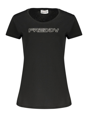 Черна тениска с къс ръкав