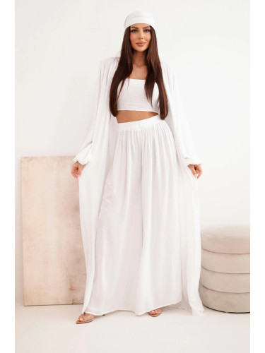 Дамски комплект от 4 части от вискоза в бохо стил