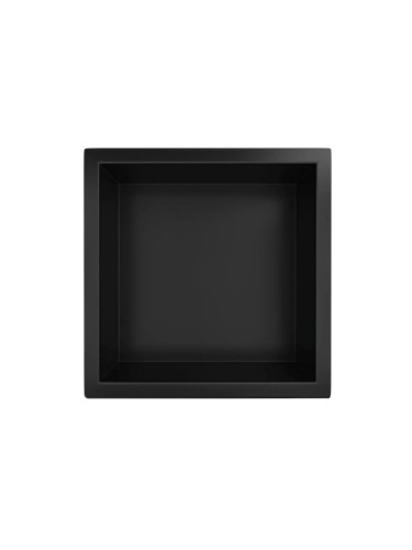 Черен рафт за вграждане Wall Box One Black 30x30 см