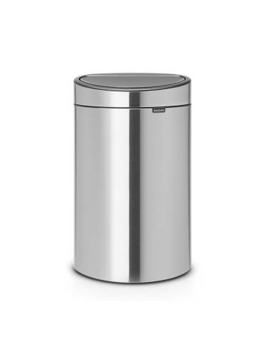 Кош за смет Brabantia Touch Bin New Recycle 23+10L, Matt Steel