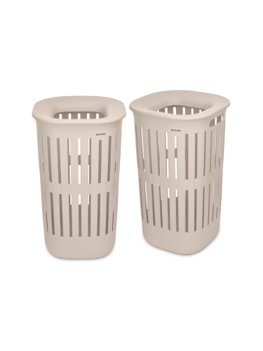 Комплект кошове за пране Brabantia Collect-It 55L, Soft Beige 2 броя
