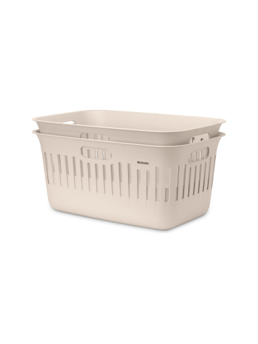 Комплект панери за пране Brabantia Collect-It 40L, Soft Beige 2 броя