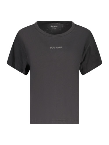 Дамска тениска с къс ръкав PEPE JEANS, черна