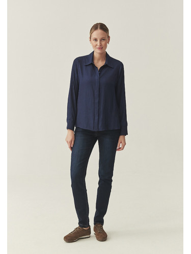 Тъмносини тесни панталони Taros Tatuum