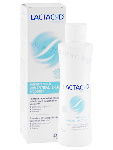 ЛАКТАЦИД АНТИБАКТЕРИАЛЕН ИНТИМЕН ГЕЛ ФАРМА 250 мл