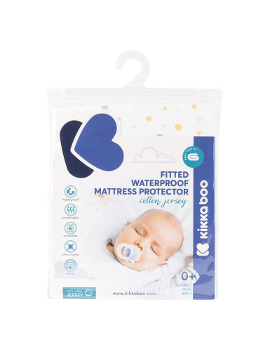 Kikkaboo Протектор трико за матрак с борд 60/120/15 Dots