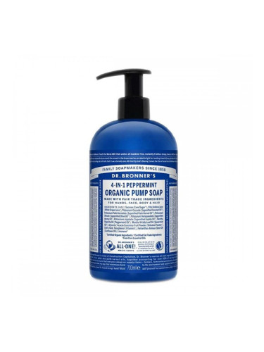 Сапун за Ръце Dr Bronner's 4 in 1 Peppermint 710 ml