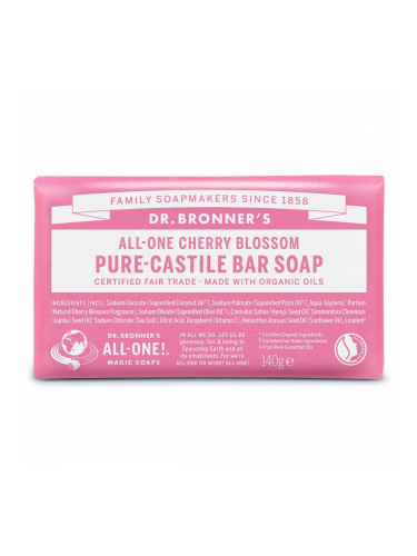 Сапунена Плочка Dr Bronner's All One Cherry Blossom 140 g