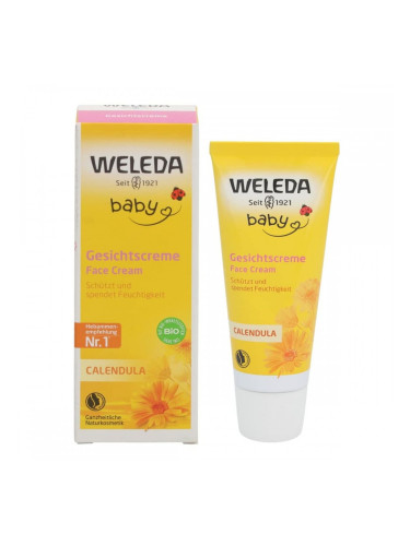 Хидратиращ Крем за Лице за Бебета Weleda Baby Calendula 50 ml