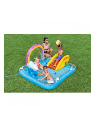 Надуваем матрак Bestway