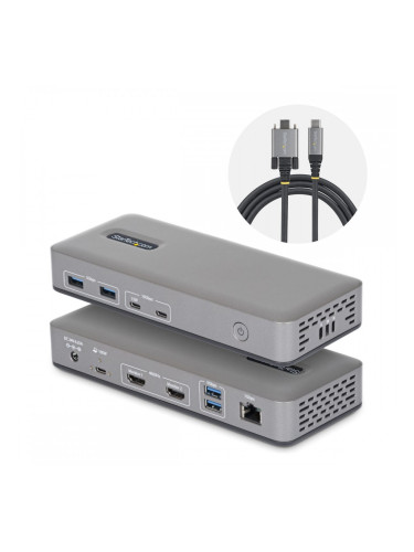 USB извод Startech 196UE-USBC-DOCK Сив