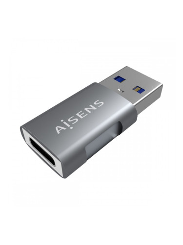 Адаптер USB към USB-C Aisens A108-0655 Сив