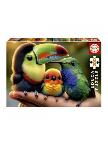 Пъзел Educa Птици 200 Части