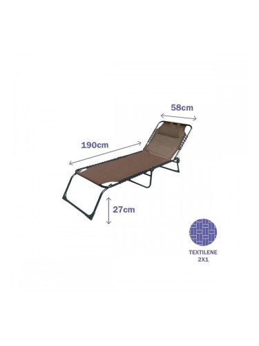 Lamamistool Marbueno Зелен 190 x 27 x 58 cm