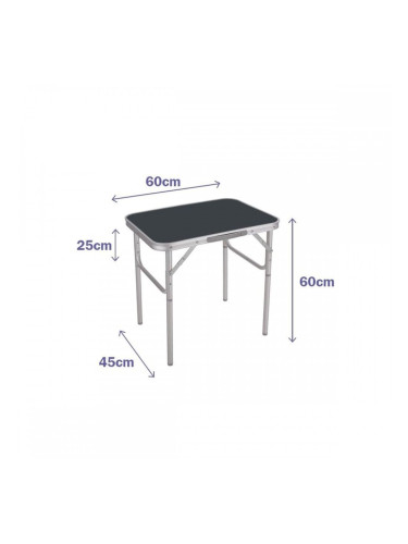 Сгъваема масичка Marbueno Сив 60 x 60 x 45 cm