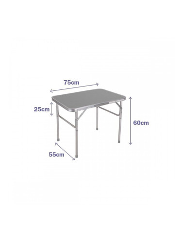 Сгъваема масичка Marbueno Сив 75 x 60 x 55 cm