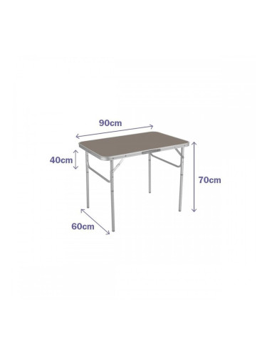 Сгъваема масичка Marbueno 90 x 70 x 60 cm