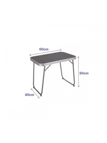 Сгъваема масичка Marbueno Сив 60 x 40 x 50 cm