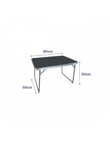 Сгъваема масичка Marbueno Сив 80 x 60 x 50 cm
