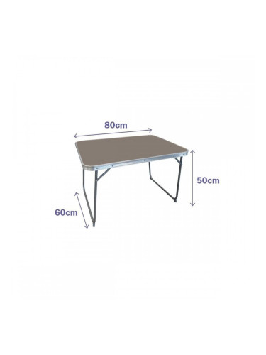 Сгъваема масичка Marbueno 80 x 70 x 60 cm Сив