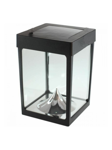LED Фенер Черен Кристал ABS 12 x 12 x 18 cm